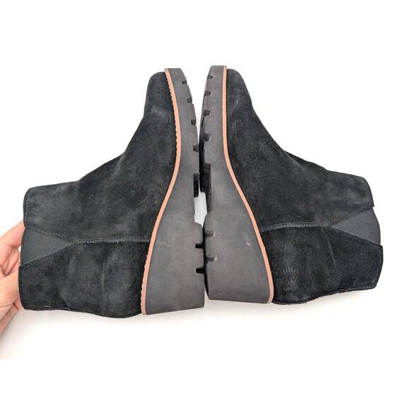 Vionic Hazal Ankle Boots Water Repellent Side Zip Women's Black Size US7 EU37 - Picture 7 of 13